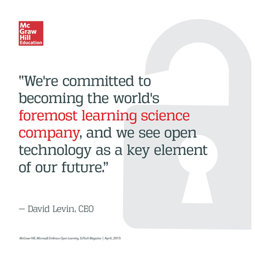 David Levin on McGraw-Hill Education's learning science vision. David Levin on McGraw-Hill Education's learning science vision.
