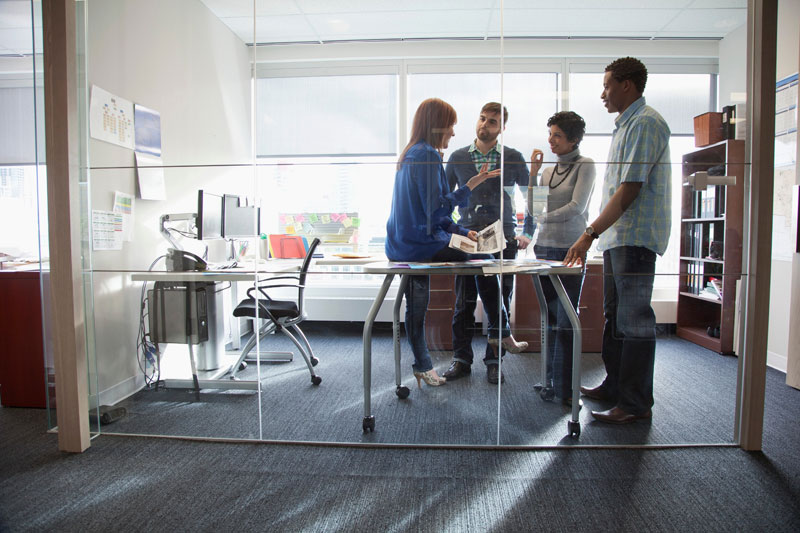 Professionals in a meeting