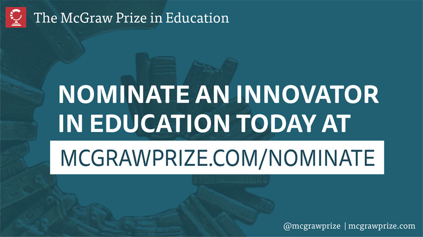 Nominate an Innovator in Education Nominate an Innovator in Education