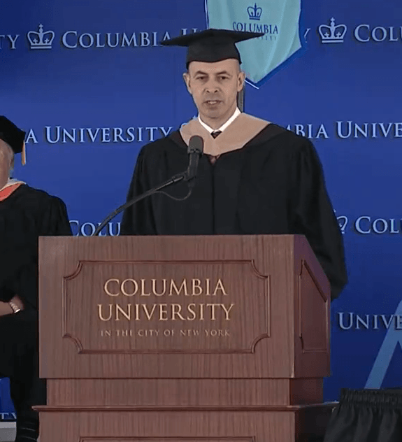 David Levin Graduation Speech at Columbia University David Levin Graduation Speech at Columbia University