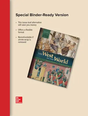 Looseleaf for The West in the World, Vol 1: to 1715