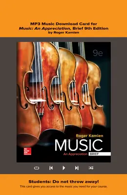 MP3 Download Card for Music: An Appreciation, Brief
