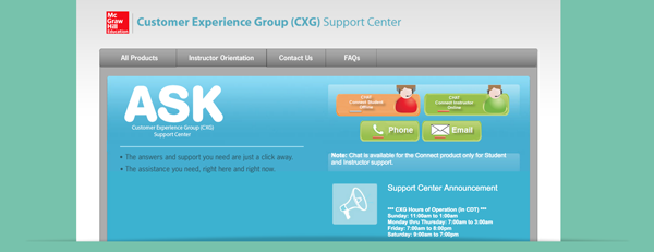 customer experience group screenshot