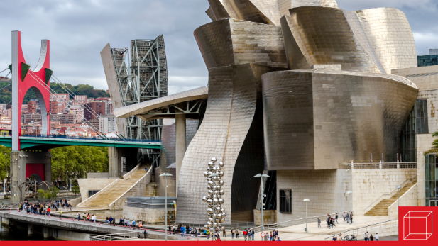 The Guggenheim Museum in Bilbao, Spain