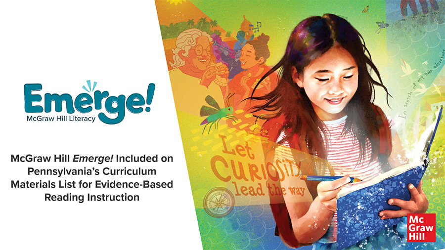 McGraw Hill Emerge! Included on PA's Curriculum Materials List for Evidence-Based Reading Instruction
