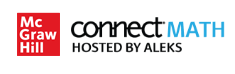 ConnectMath Hosed by ALEKS Logo ConnectMath Hosed by ALEKS Logo
