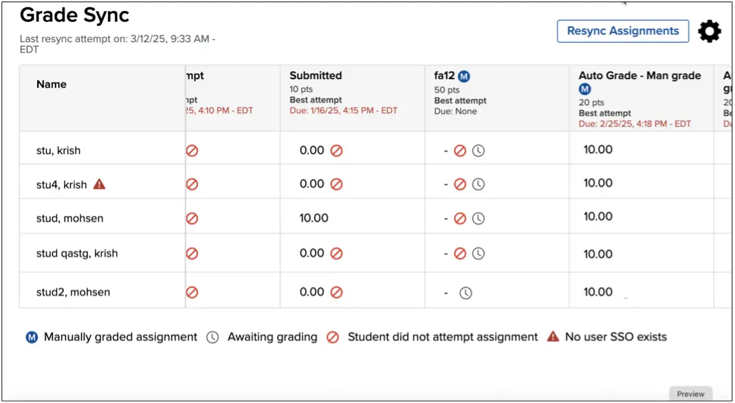 connect student experience screenshot