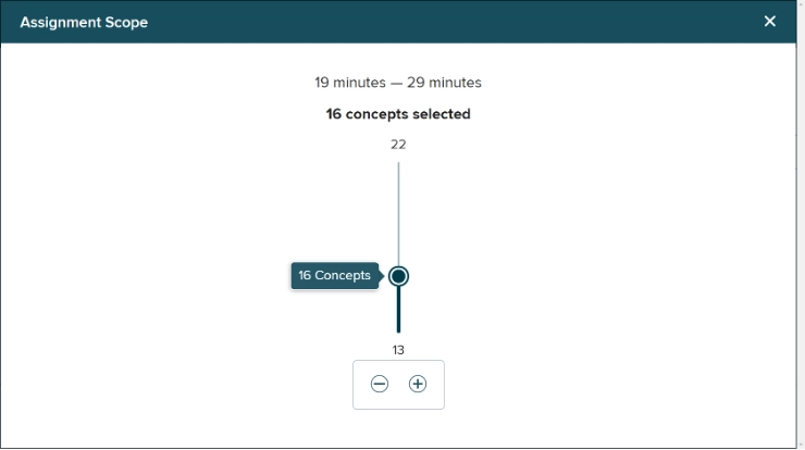 connect assignment scope screenshot