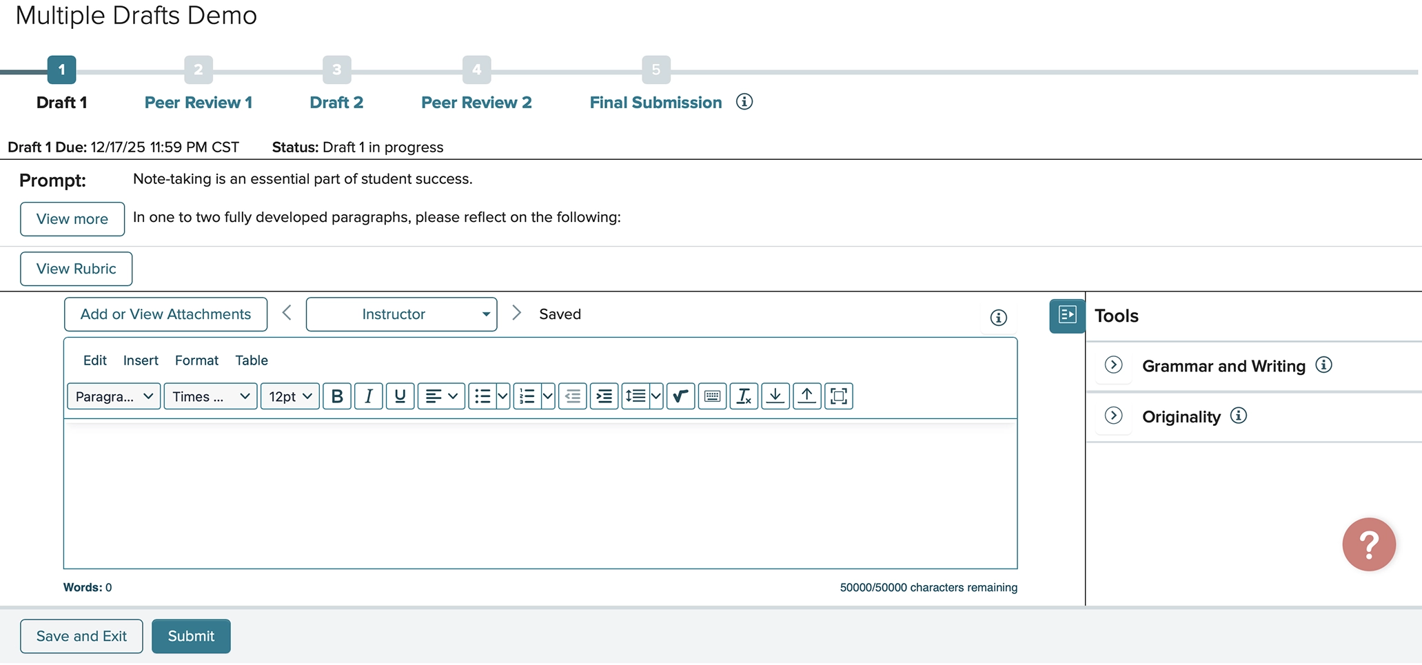 connect student experience screenshot
