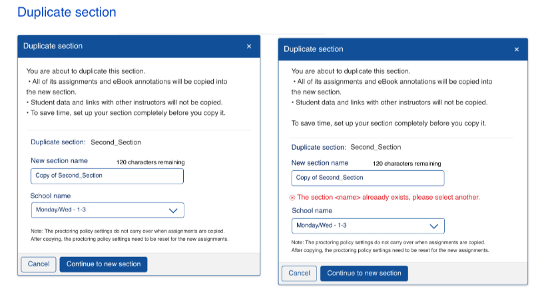 connect duplicate view screenshot