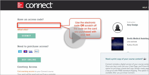 Registering for a course in Connect (student version)