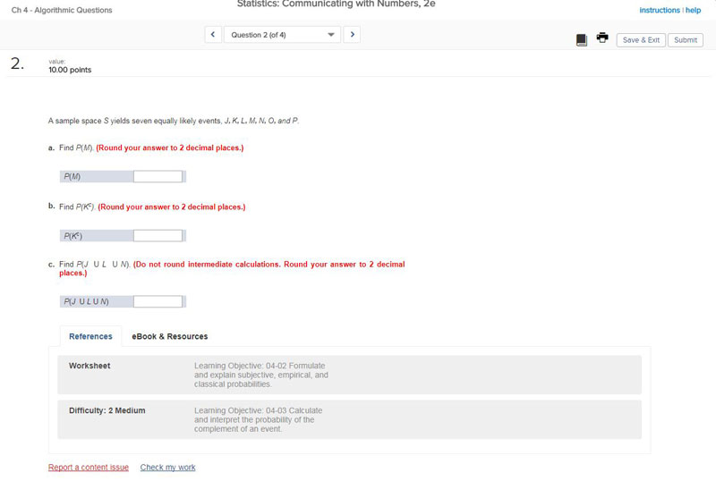 Solutions For Business Statistics