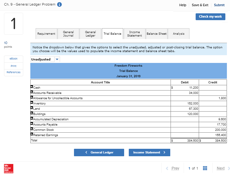 answers to connect accounting homework