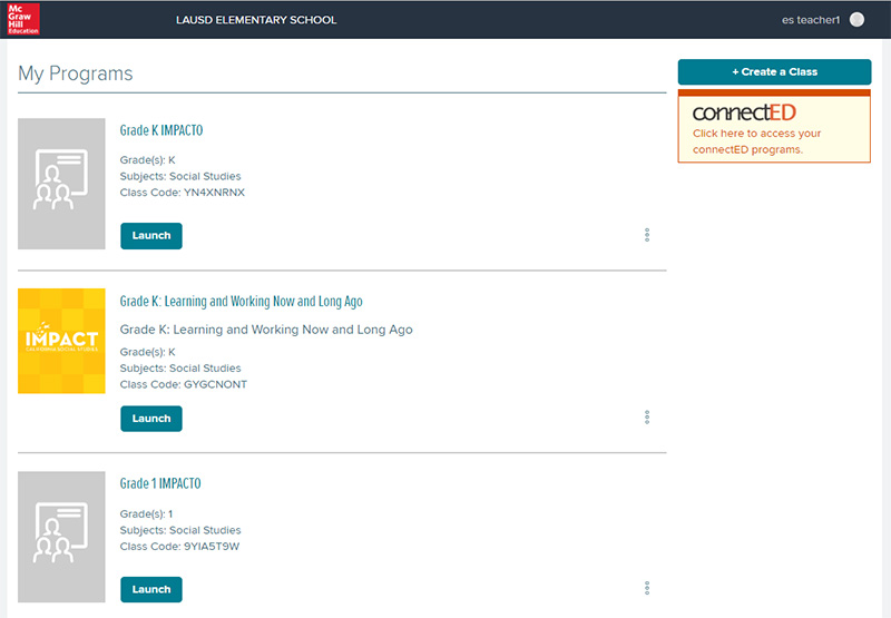 Elementary Dashboard