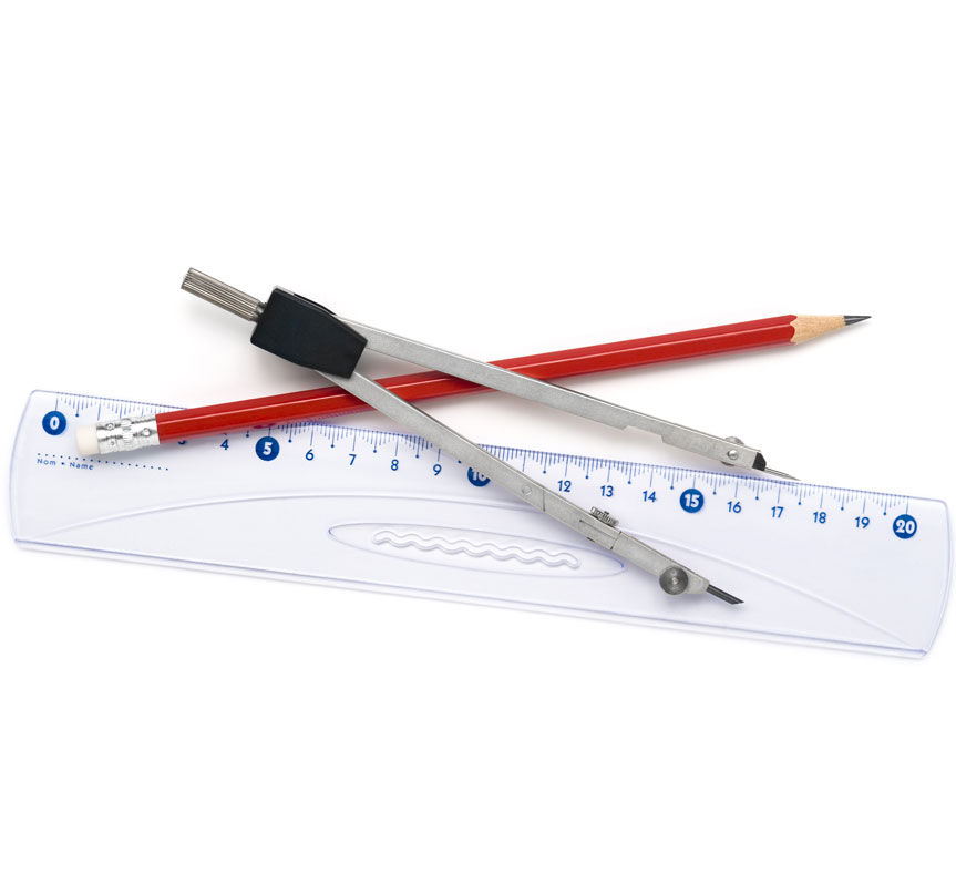ruler and protractor