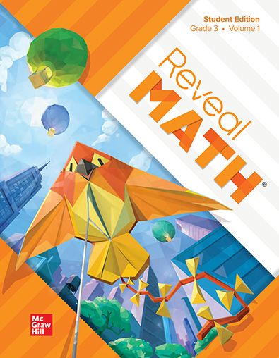 Reveal Math Volume 1 textbook for Grade 3 students