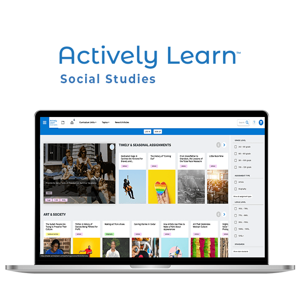 Actively Learn (Grades 3–12)