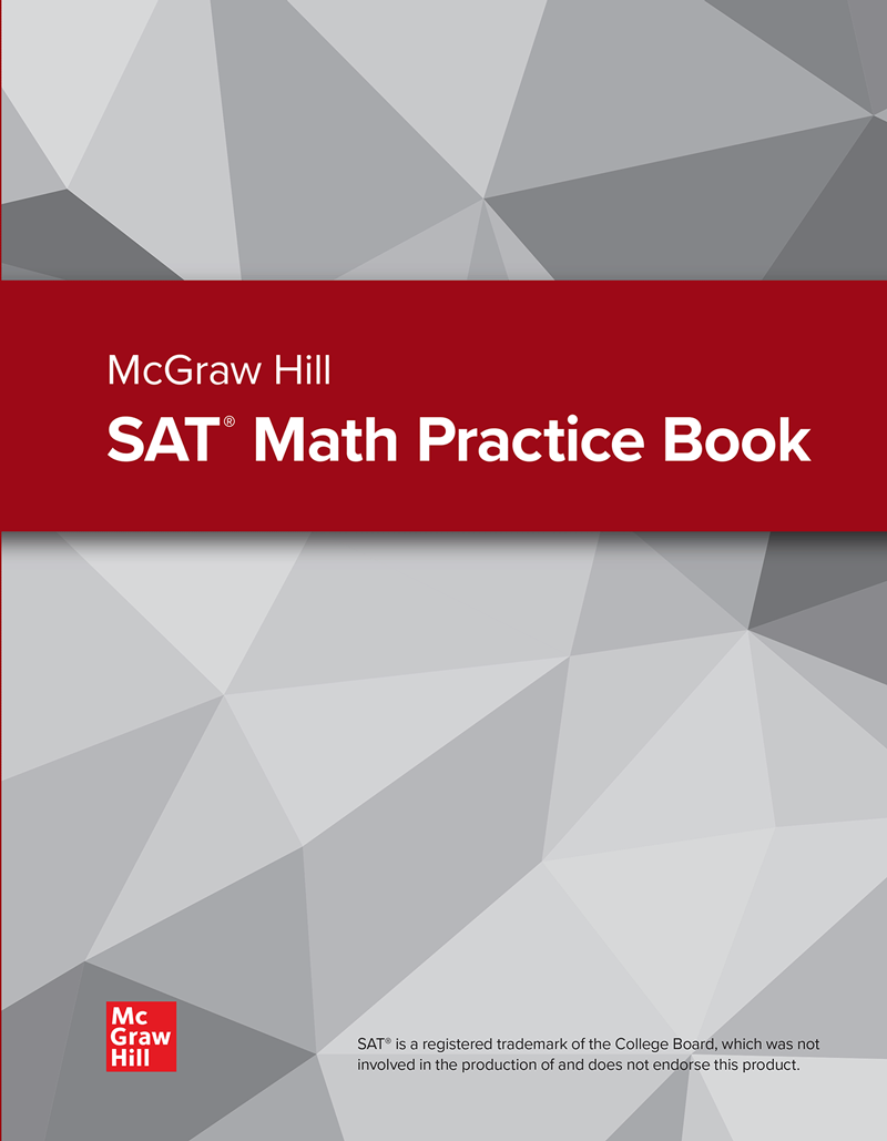 McGraw Hill SAT Math Practice Book cover