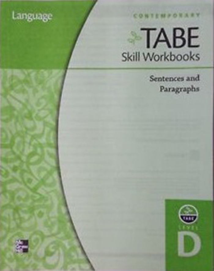 TABE Skills workbook cover TABE Skills workbook cover