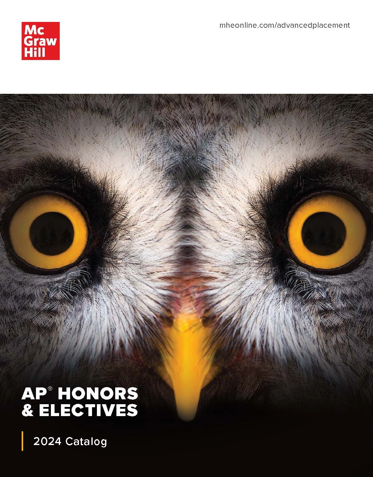 AP, Honors & Electives 2024 catalog cover