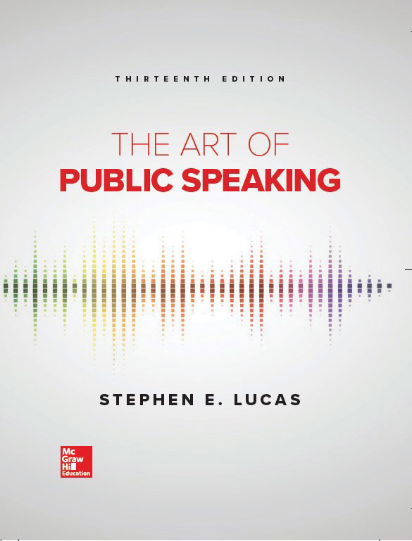 Lucas, The Art of Public Speaking cover