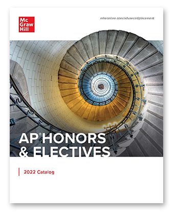 AP, Honors & Electives 2022 catalog cover