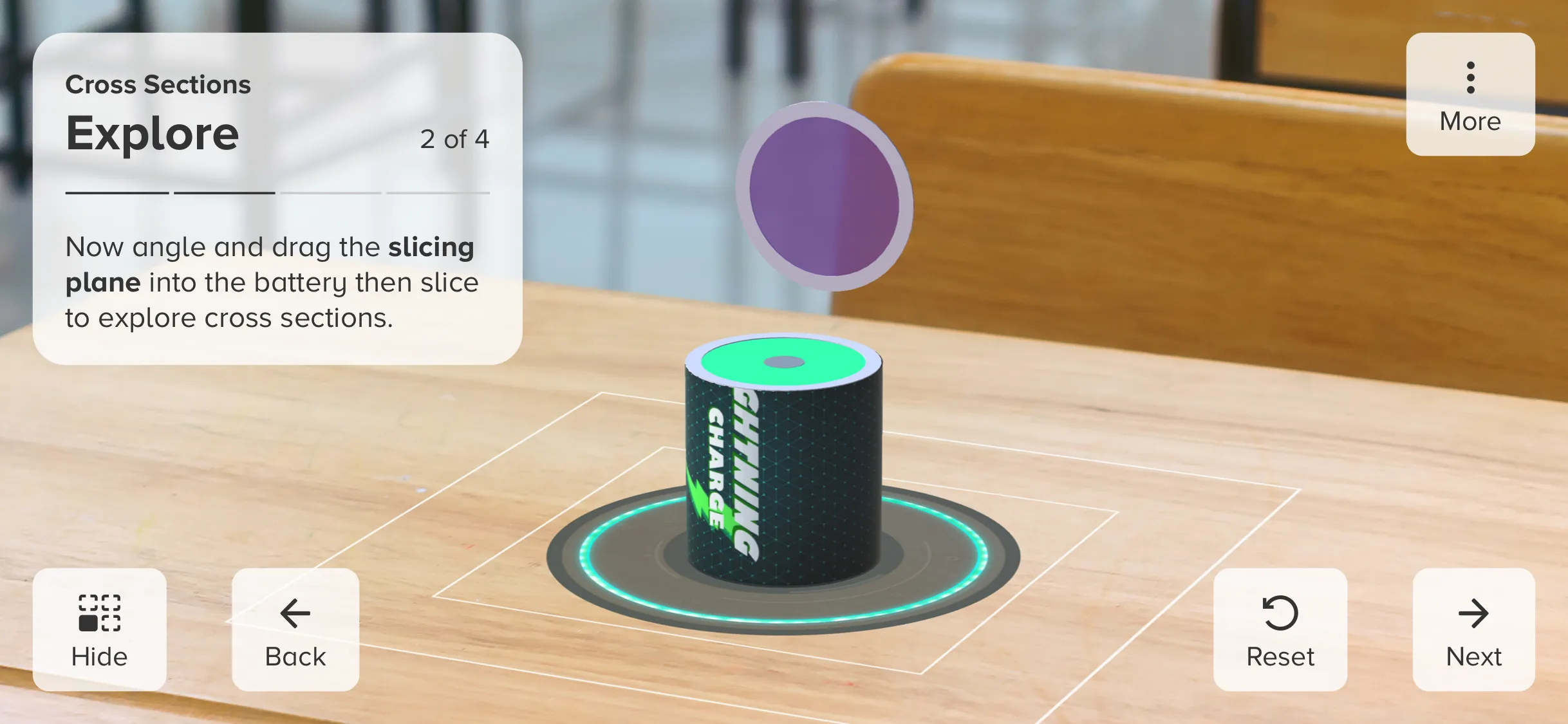 Photo of AR app activity