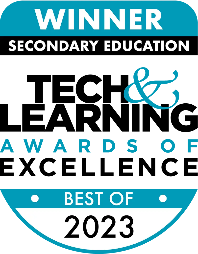 Tech and learning Awards of Excellence best of 2023 winner