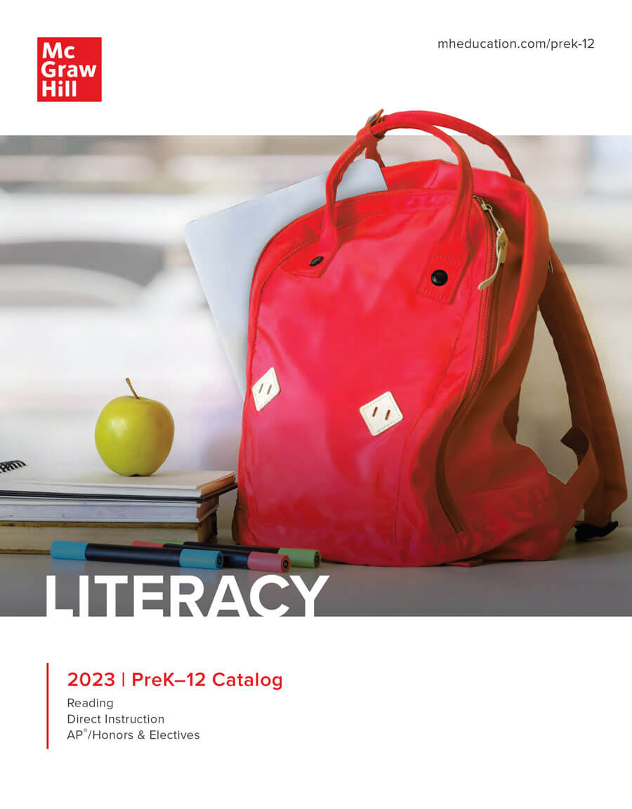 Literacy catalog cover