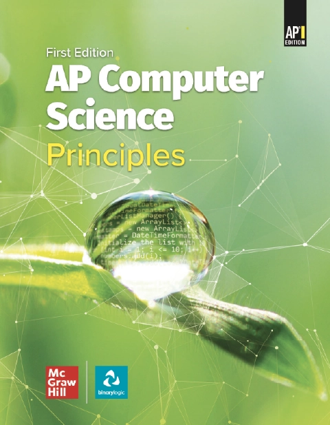AP Computer Science Principles The cover of AP Computer Science Principles