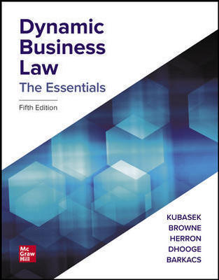 Dynamic Business Law Dynamic Business Law cover