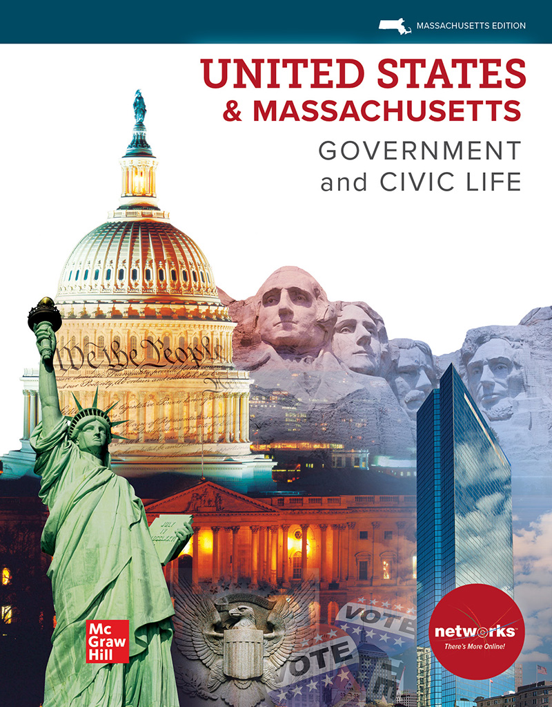 United States and Massachusetts Government and Civic Life cover