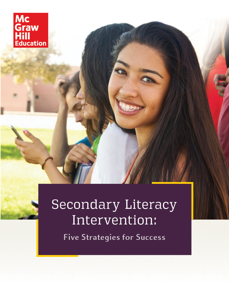 Secondary Literacy Intervention: Five Strategies for Success  white paper
