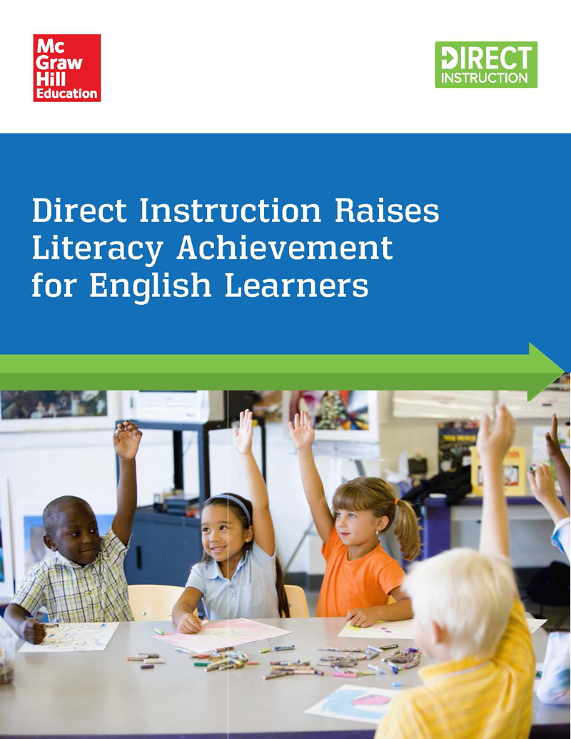 Direct Instruction Raises Literacy Achievement for English Learners cover