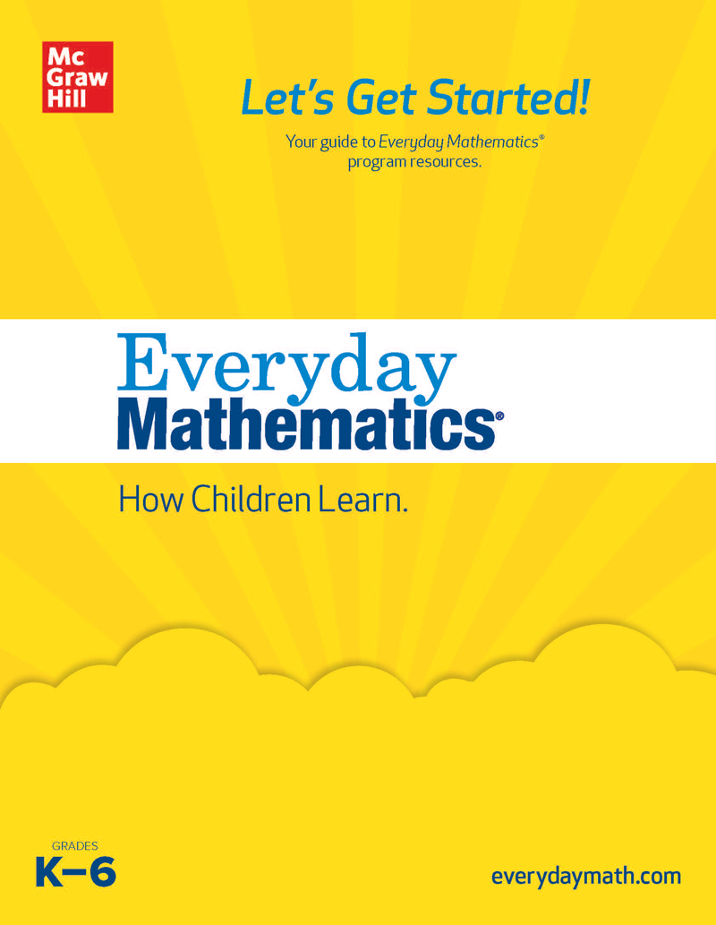 Everday Math Let's Get Started brochure