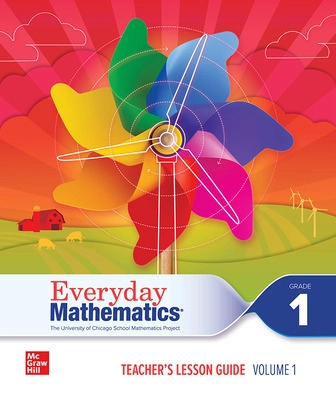 Everyday Mathematics Teacher's Lesson Guide cover, Volume 1, Grade 1