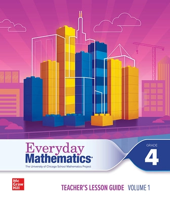 Everyday Mathematics Teacher's Lesson Guide cover, Volume 1, Grade 4