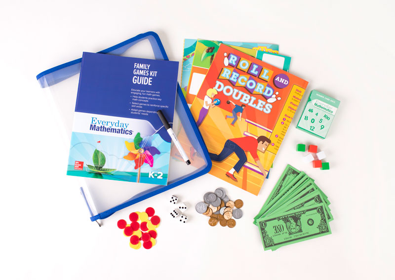 Everyday Mathematics Family Games Kit Guide and Kit Manipulatives