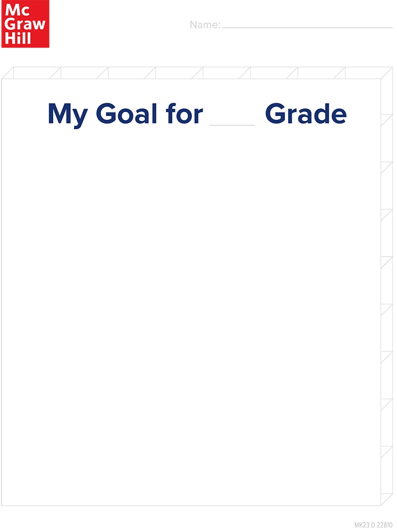 My Goal Worksheet