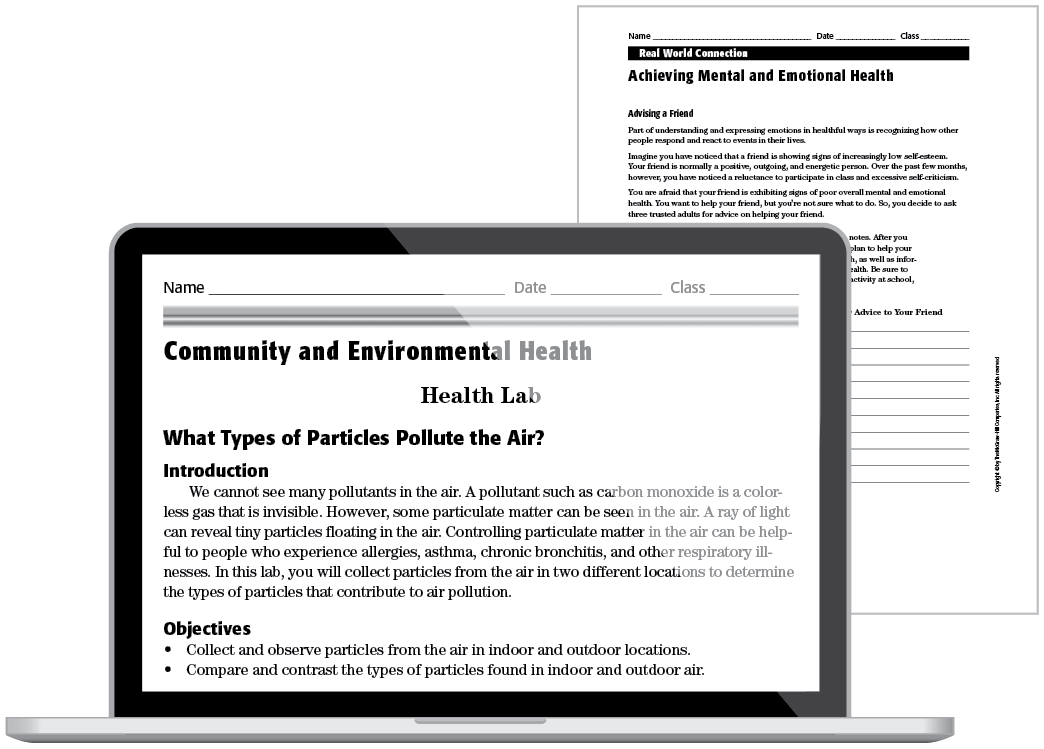 Community and Environmental Health, Health Lab