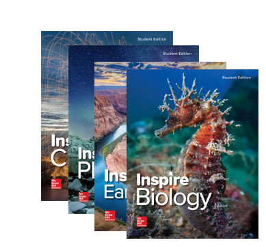 Inspire Science 9-12 covers