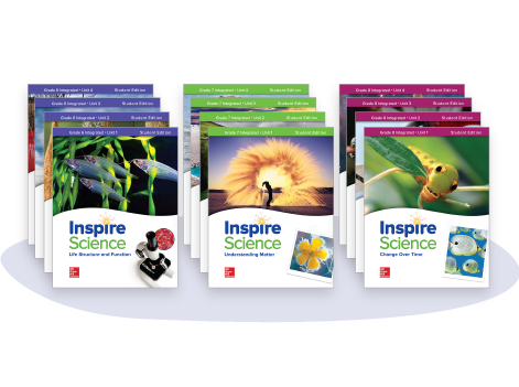Inspire Science 6-8 covers