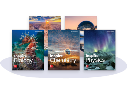 Inspire Science 9-12 covers