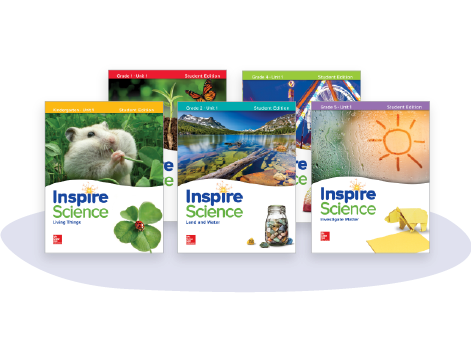 Inspire Science elementary covers