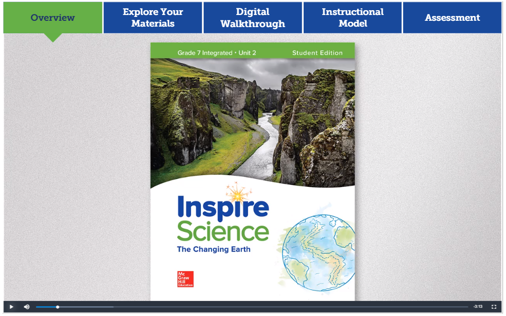 Inspire Science 6–8 Quick Start​ Video