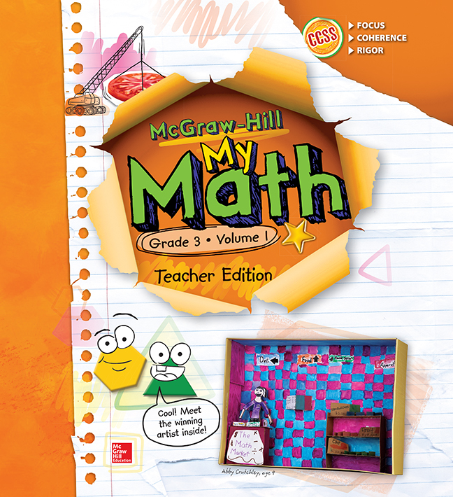 McGraw Hill My Math Grade 3, Volume 1 Teacher Edition