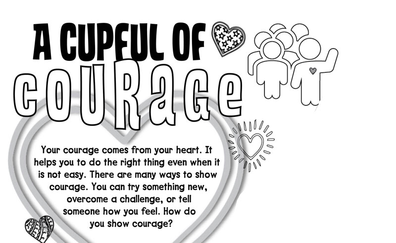 A Cupful of Courage activity