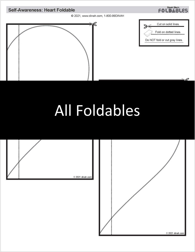 All Foldables, Primary 1 (PreK-K)