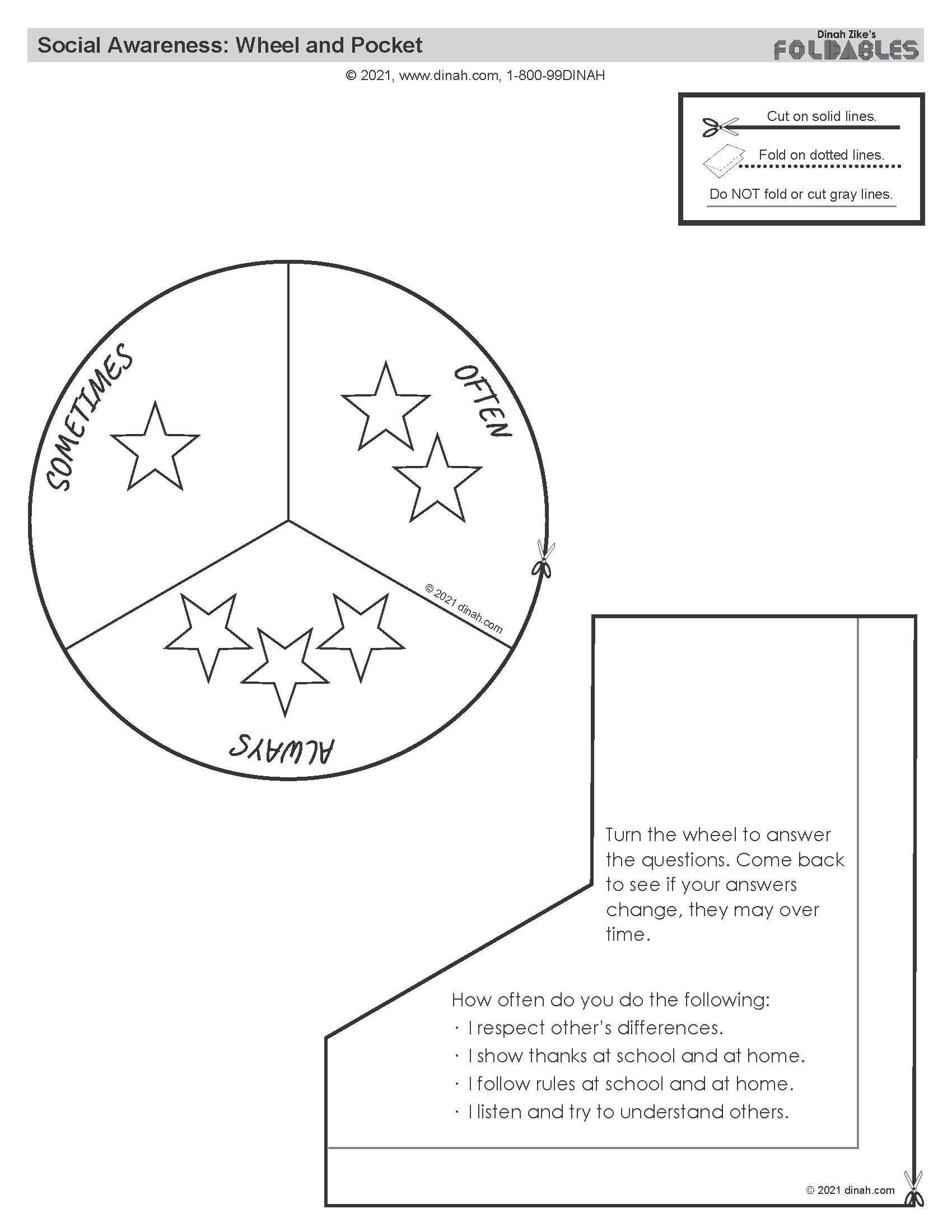 All Foldables, Primary 1 (PreK-K)