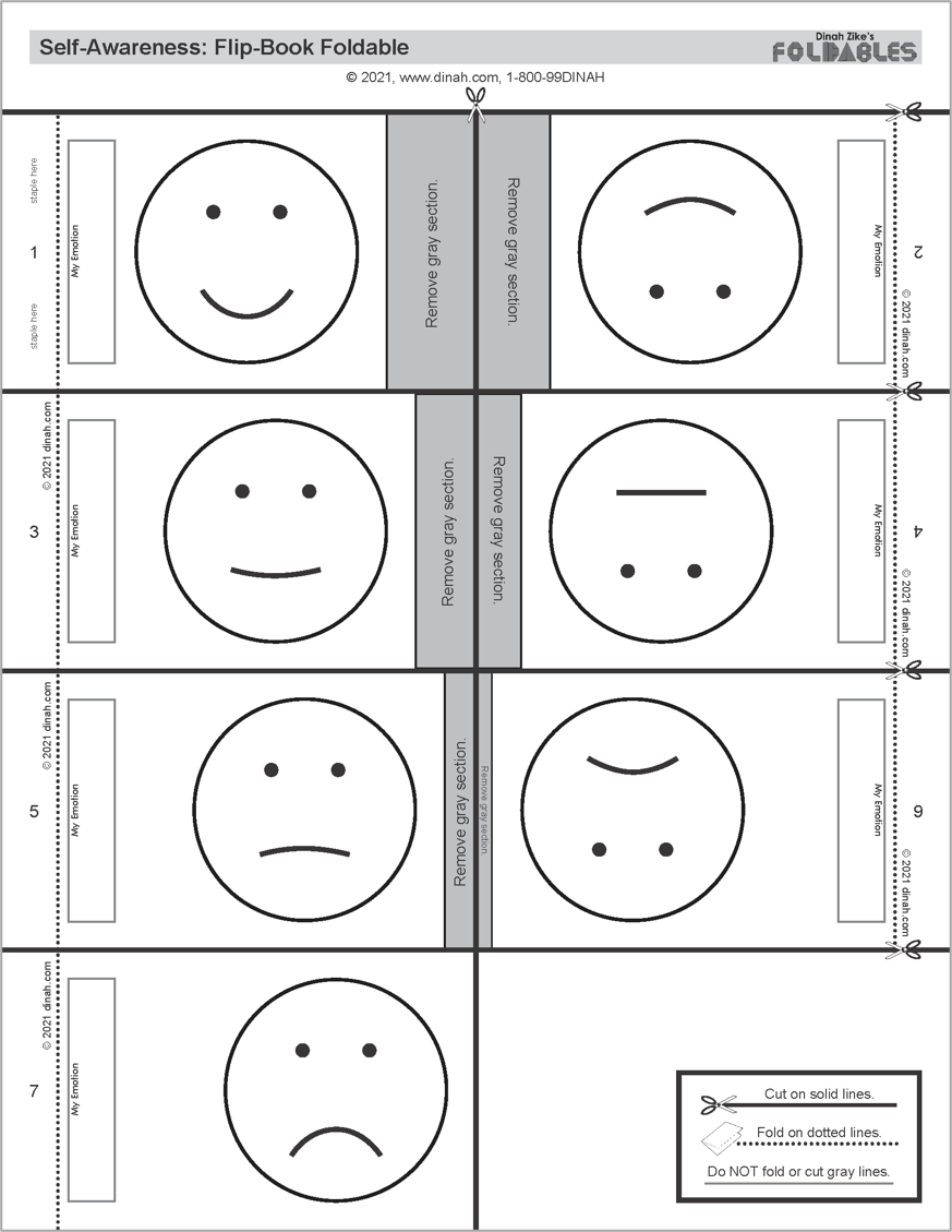 Self Awareness Heart Foldable